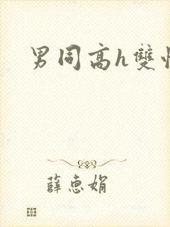男同高h双性