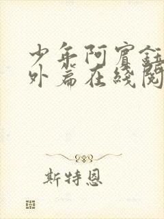 少年阿宾钰慧番外篇在线阅读免费