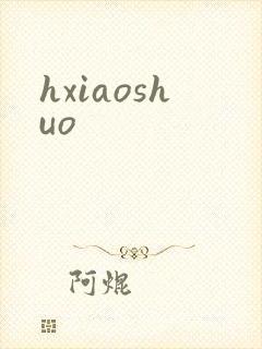 hxiaoshuo封面