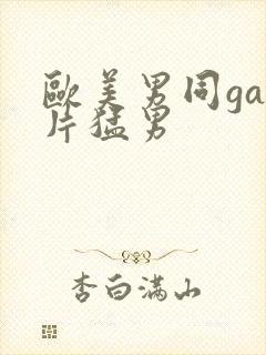 欧美男同gay片猛男