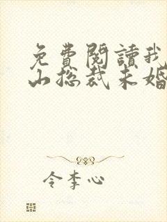 免费阅读我的冰山总裁未婚妻封面