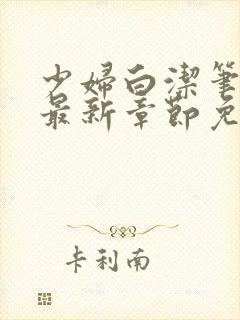 少妇白洁笔趣阁最新章节免费