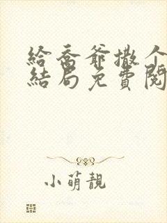 给乔爷撒个娇大结局免费阅读