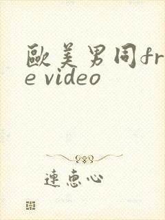 欧美男同free video