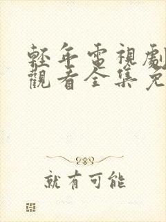 轻年电视剧在线观看全集免费高清版
