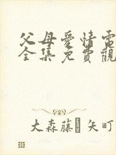 父母爱情电视剧全集免费观看高清版