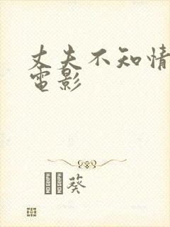 丈夫不知情日本电影