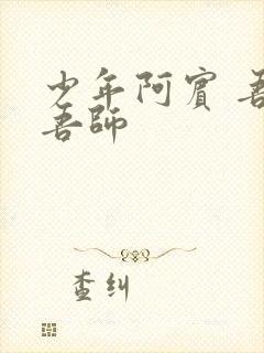 少年阿宾 吾爱吾师封面