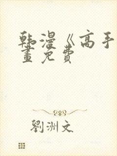 韩漫《高手》漫画免费