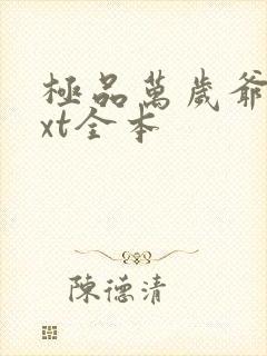 极品万岁爷 txt全本