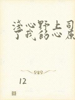 浅心野上司夺走了我的心原著小说叫