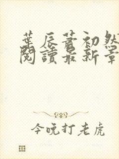 叶辰萧初然免费阅读最新章节在线封面