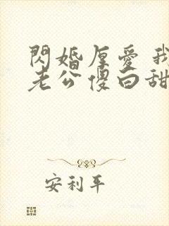 闪婚厚爱 我的老公傻白甜