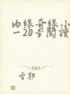 内缘奇缘小说1一20章阅读邻居家的狗封面