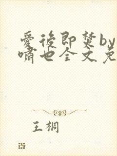 爱后即焚by林啸也全文免费阅读笔趣阁