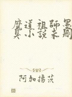 魔道祖师墨香铜臭小说未删版完整封面