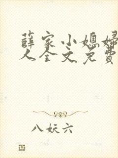 薛家小媳妇笑佳人全文免费阅读笔趣阁小说