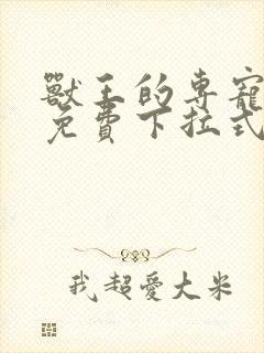 兽王的专宠漫画免费下拉式六漫画