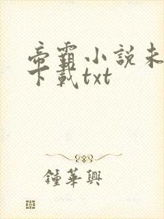 帝霸小说未删版下载txt