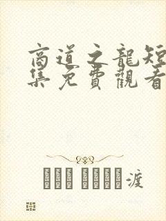 商道之龙短剧全集免费观看高清