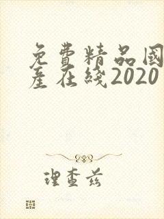 免费精品国偷自产在线2020封面
