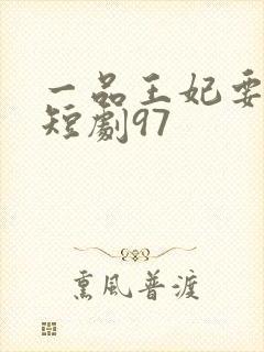 一品王妃要休夫短剧97