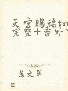 天官赐福txt完整+番外下载
