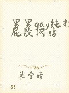 男男gay纯打屁股网站