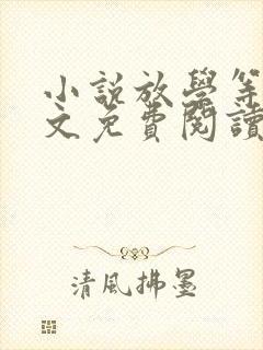 小说放学等我原文免费阅读