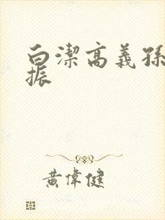 白洁高义孙倩赵振封面