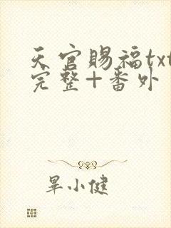 天官赐福txt完整+番外 txt下载