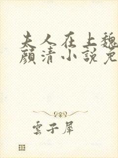 夫人在上魏舒寒颜清小说免费阅读