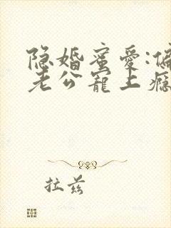 隐婚蜜爱:偏执老公宠上瘾下载