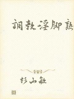 调教淫脚熟妇