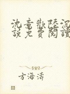 沈意欢陆沉舟小说免费阅读