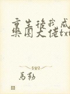 重生后我成了娱乐圈大佬txt
