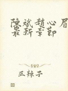 陈斌赵心眉小说最新章节封面