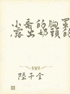 小乔的胸罩脱了,露出奶头的小说