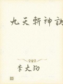 九天斩神诀林辰封面