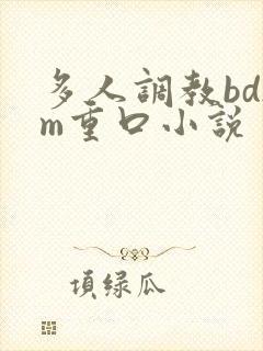多人调教bdsm重口小说