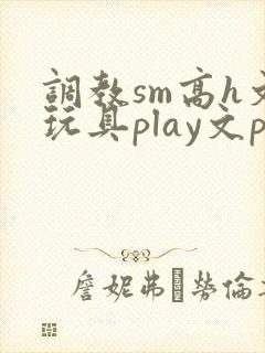 调教sm高h文玩具play文po文