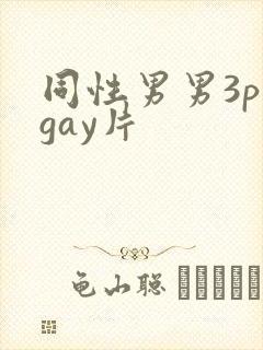 同性男男3p黄gay片