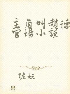 主角叫赵德三的官场小说