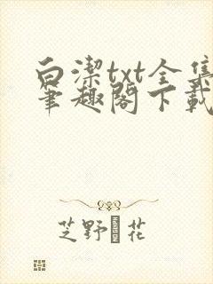 白洁txt全集笔趣阁下载