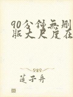 90分钟无删减版大尺度在线观看封面