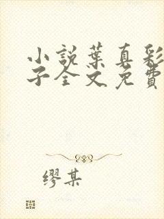 小说叶真彩衣仙子全文免费阅读