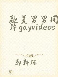 欧美男男同性恋片gayvideos封面