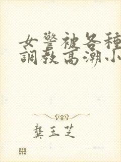 女警被各种刑具调教高潮小说