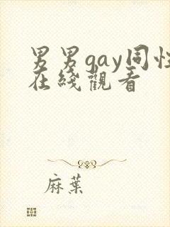 男男gay同性在线观看封面