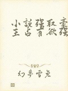 小说强取豪夺男主占有欲强